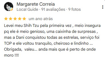 Avaliação Google de Margarete Correia sobre a NAVE São José dos Campos - Av. Adhemar de Barros